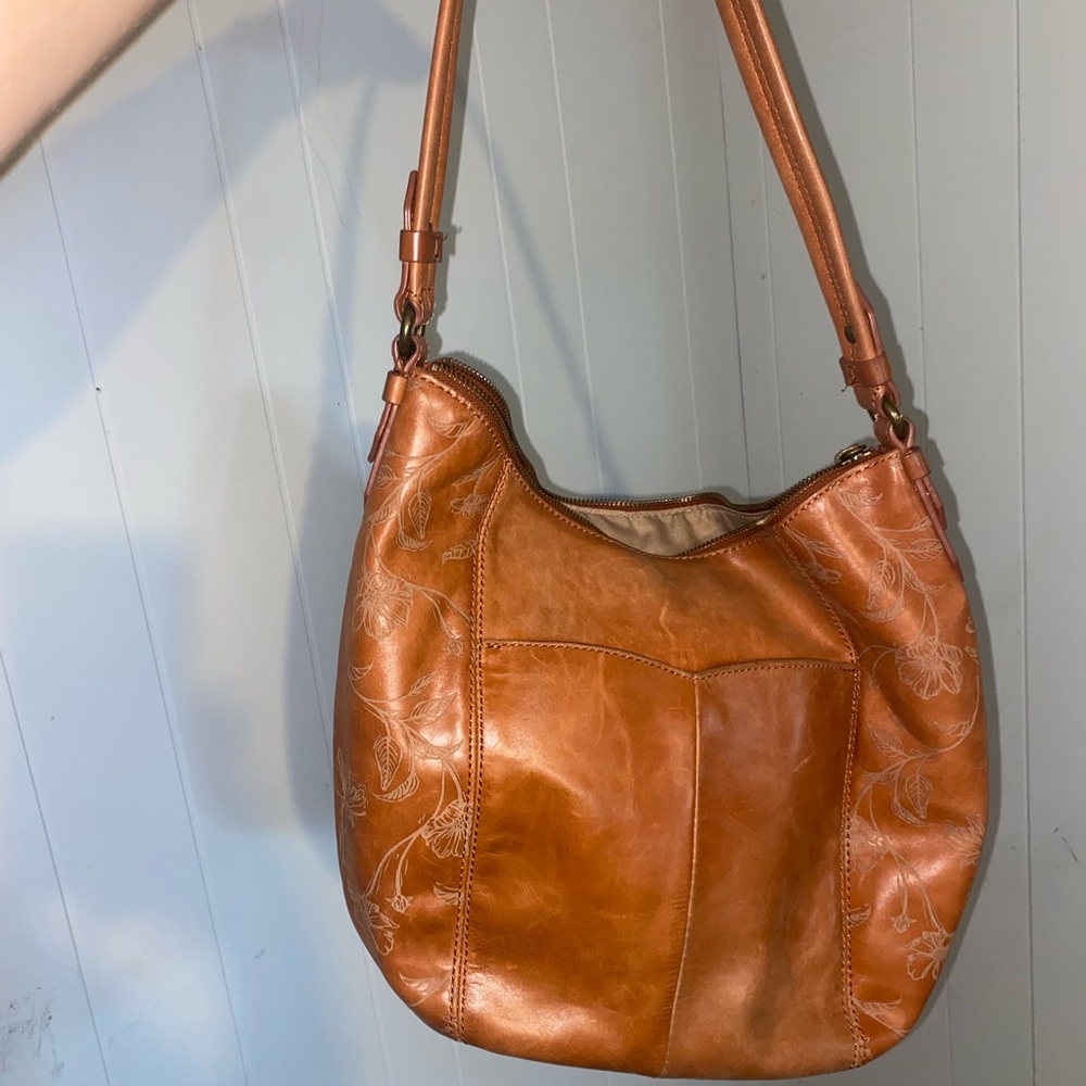 The Sak Tan Leather Hobo Bag